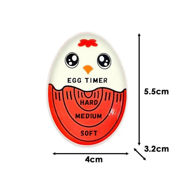 Egg Thermometer Food Grade Silicone Boiled-egg Reminder Soft Hard Boiled Egg Timer   Egg Boiler Timer  Home Use