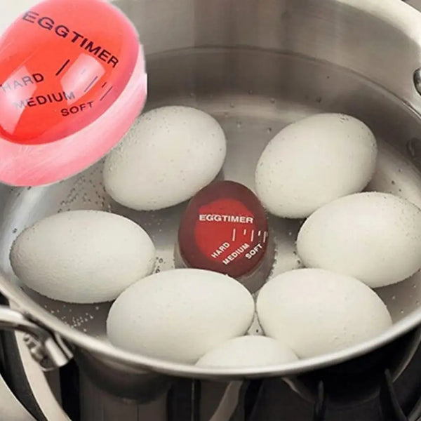 Egg Thermometer Food Grade Silicone Boiled-egg Reminder Soft Hard Boiled Egg Timer   Egg Boiler Timer  Home Use